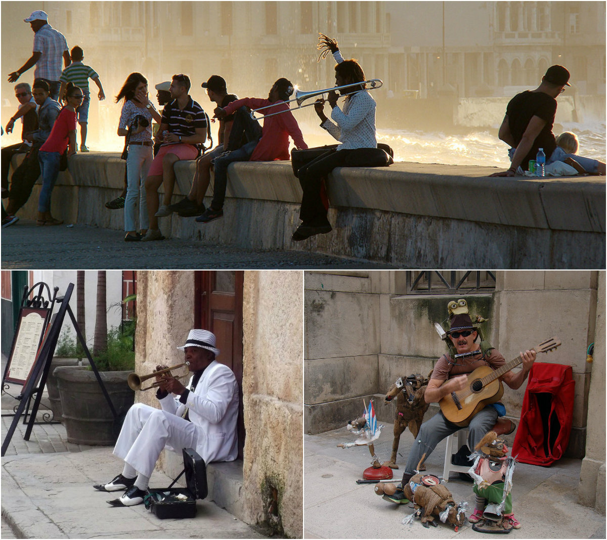 collage musica habana