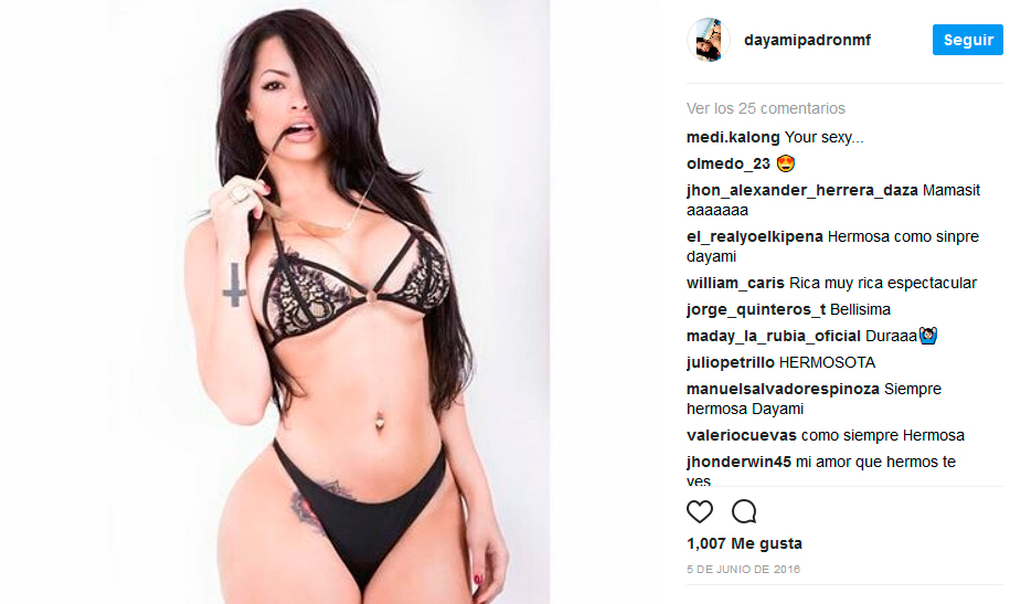 Dayami Padrón en Instagram