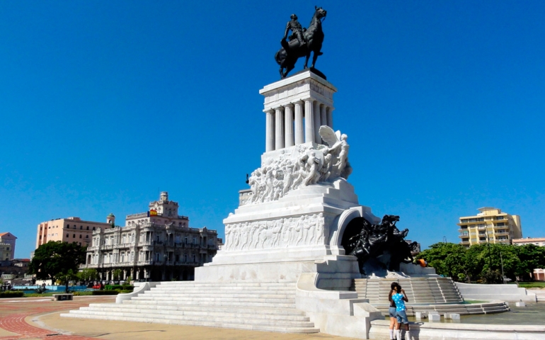 Estatua Máximo Gómez en La Habana